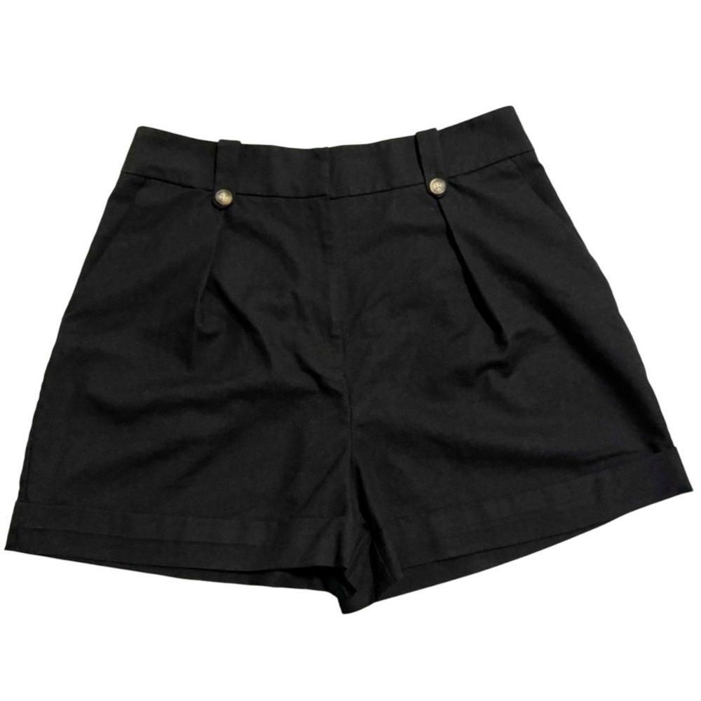 ASOS Linen Hourglass High Waist Mom Shorts